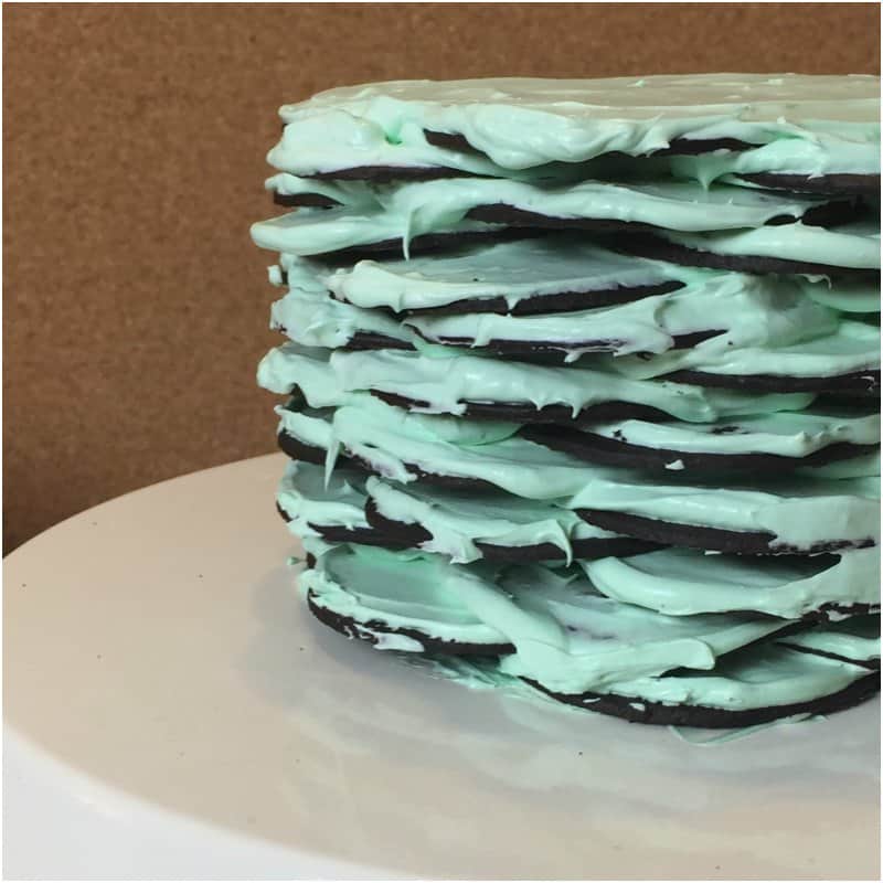 No Bake Chocolate Mint Cake Recipe