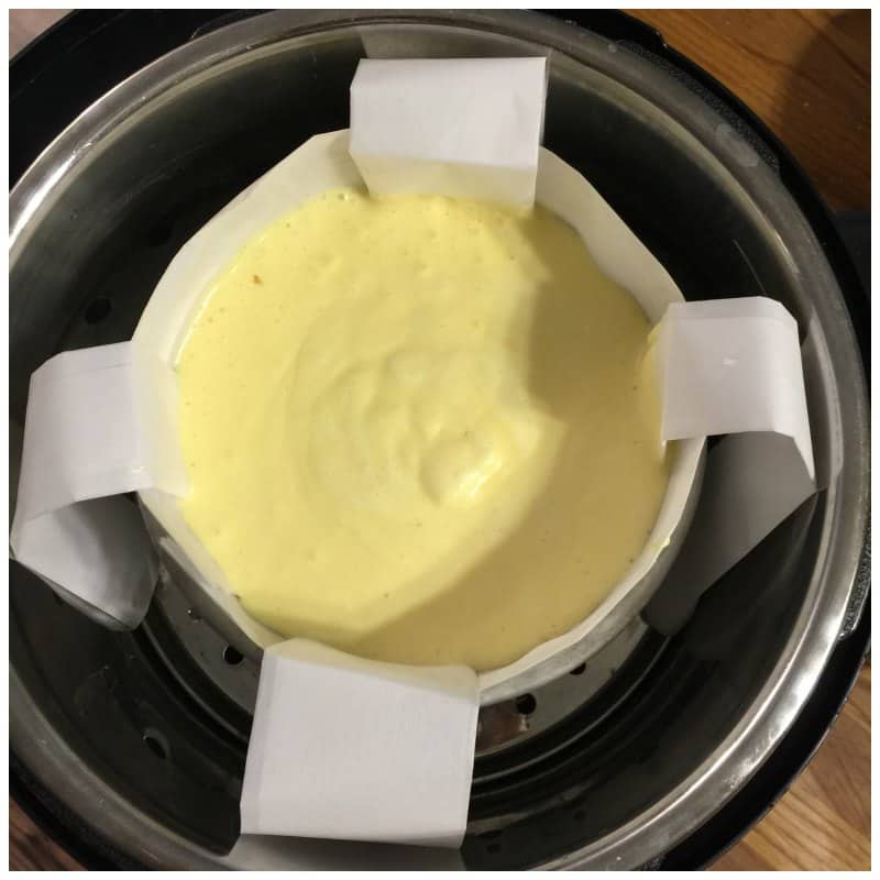 3 Ingredient Japanese Cheesecake made in the Pressure Cooker