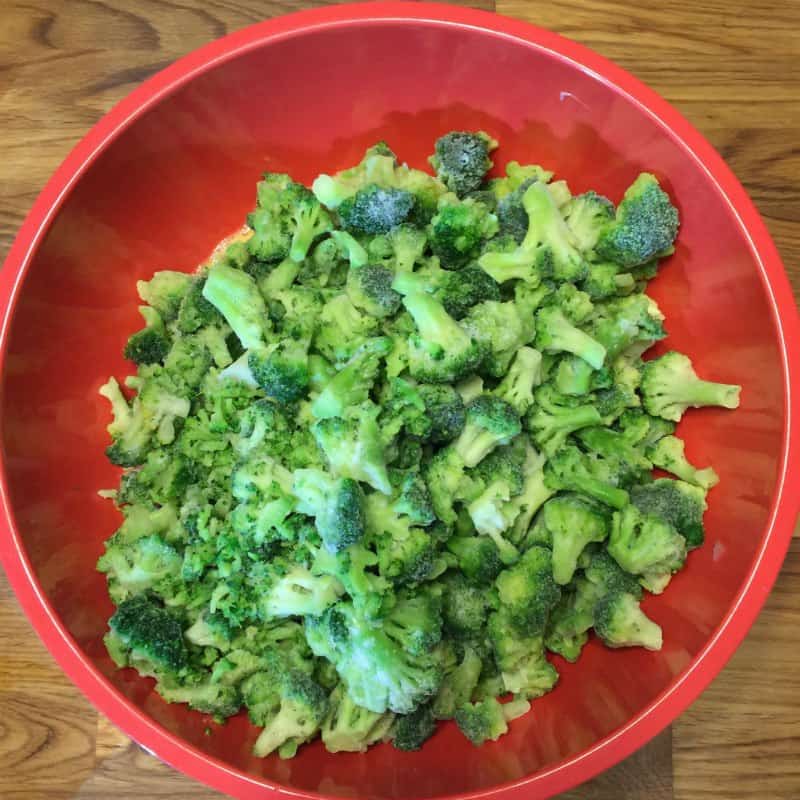 Cheese Crusted Broccoli Casserole without rice