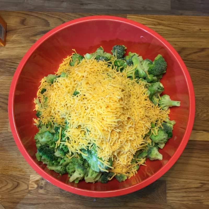 Cheese Crusted Broccoli Casserole without rice