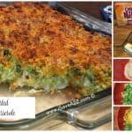 Cheese Crusted Broccoli Casserole without Rice