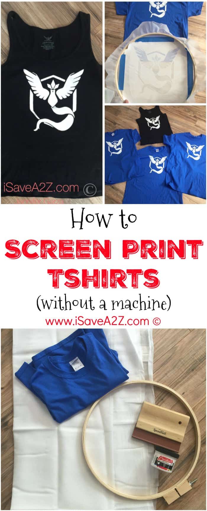 How to Screen Print tshirts without a machine