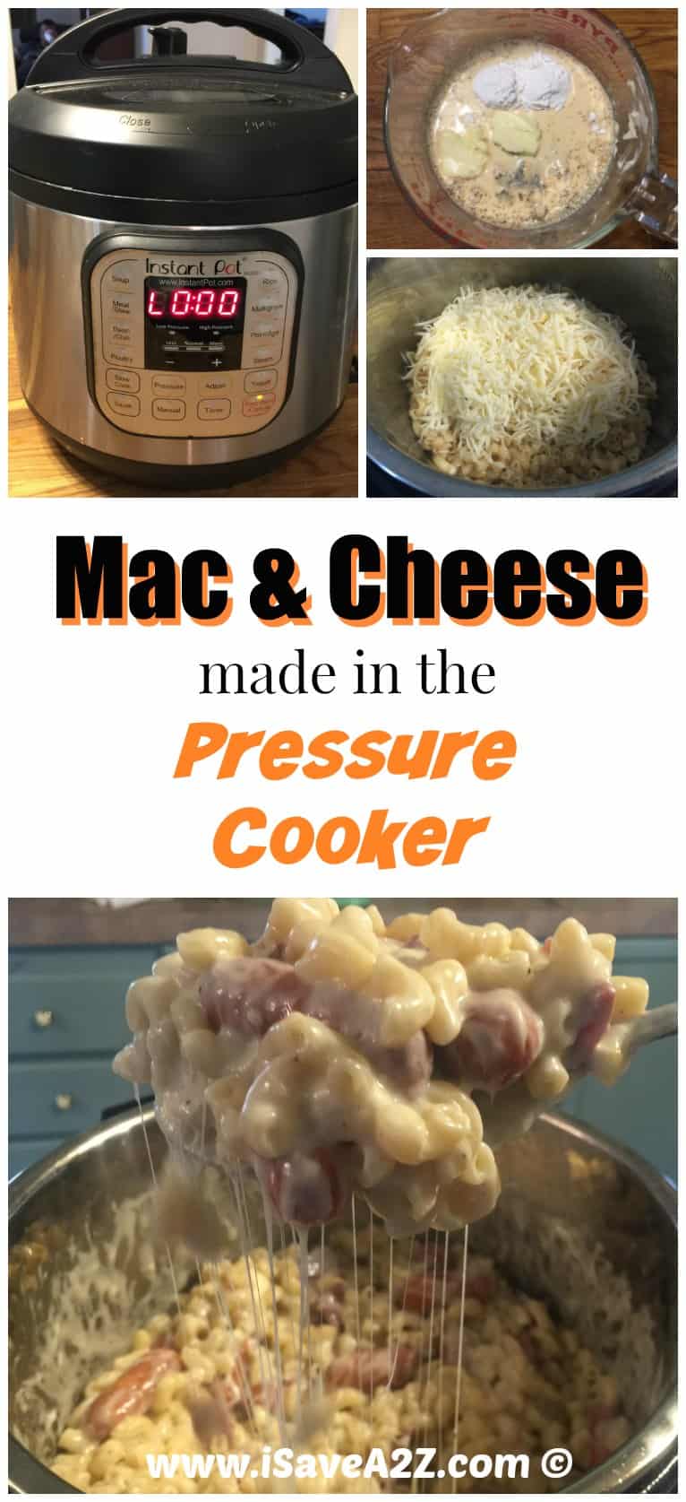 Easy Mac and Cheese made in the Pressure Cooker