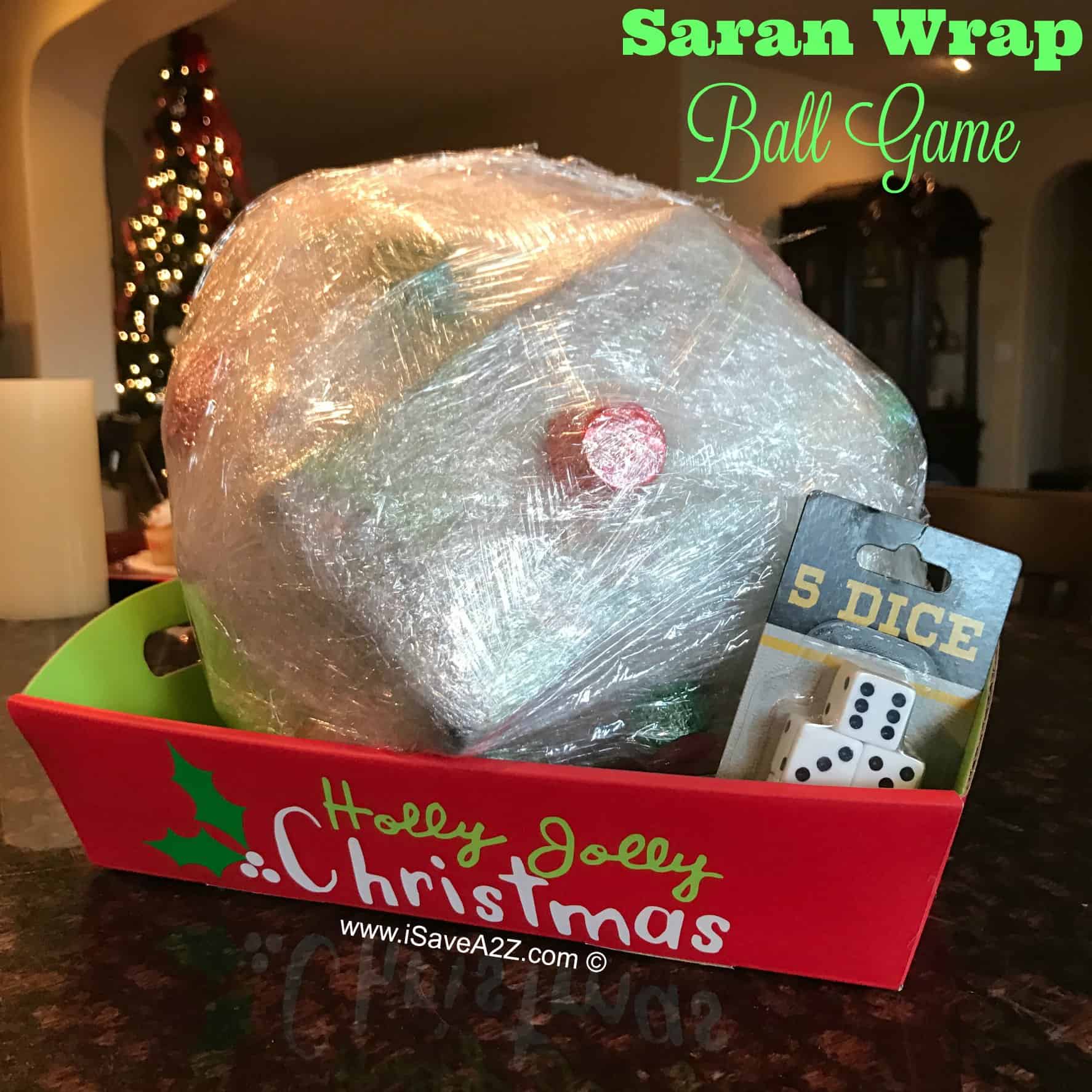 Large Saran Wrap Treasure Ball Game 