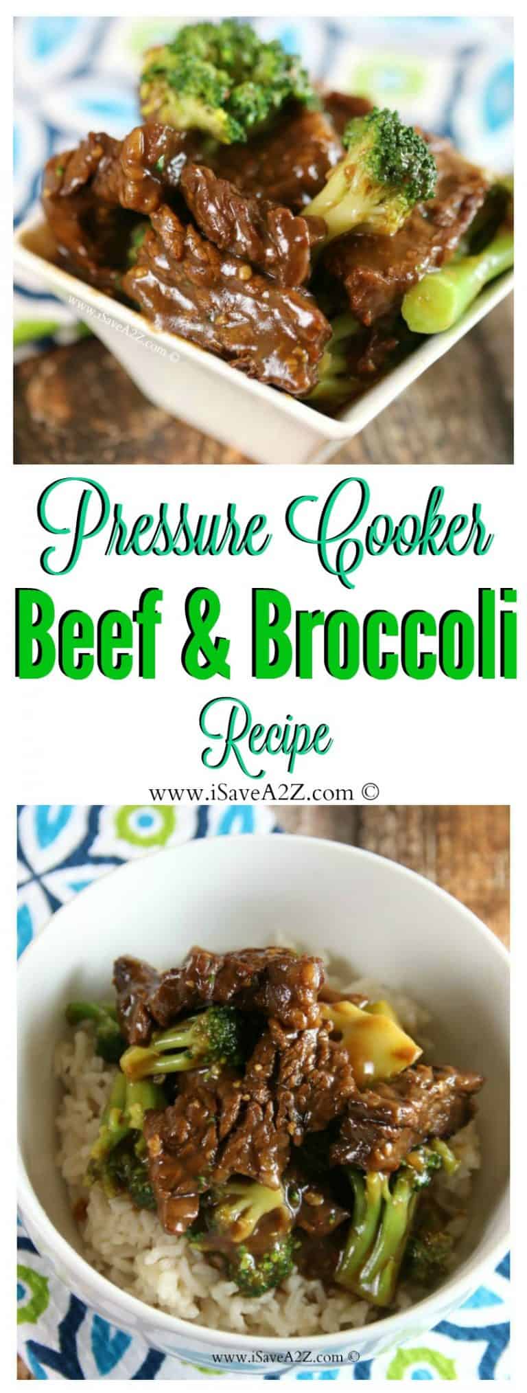 Easy Pressure Cooker Beef and Broccoli Recipe - iSaveA2Z.com