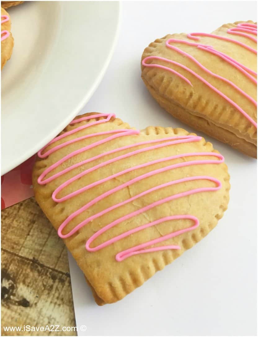 Homemade Heart Shaped Nutella Hot Pockets Recipe made from scratch