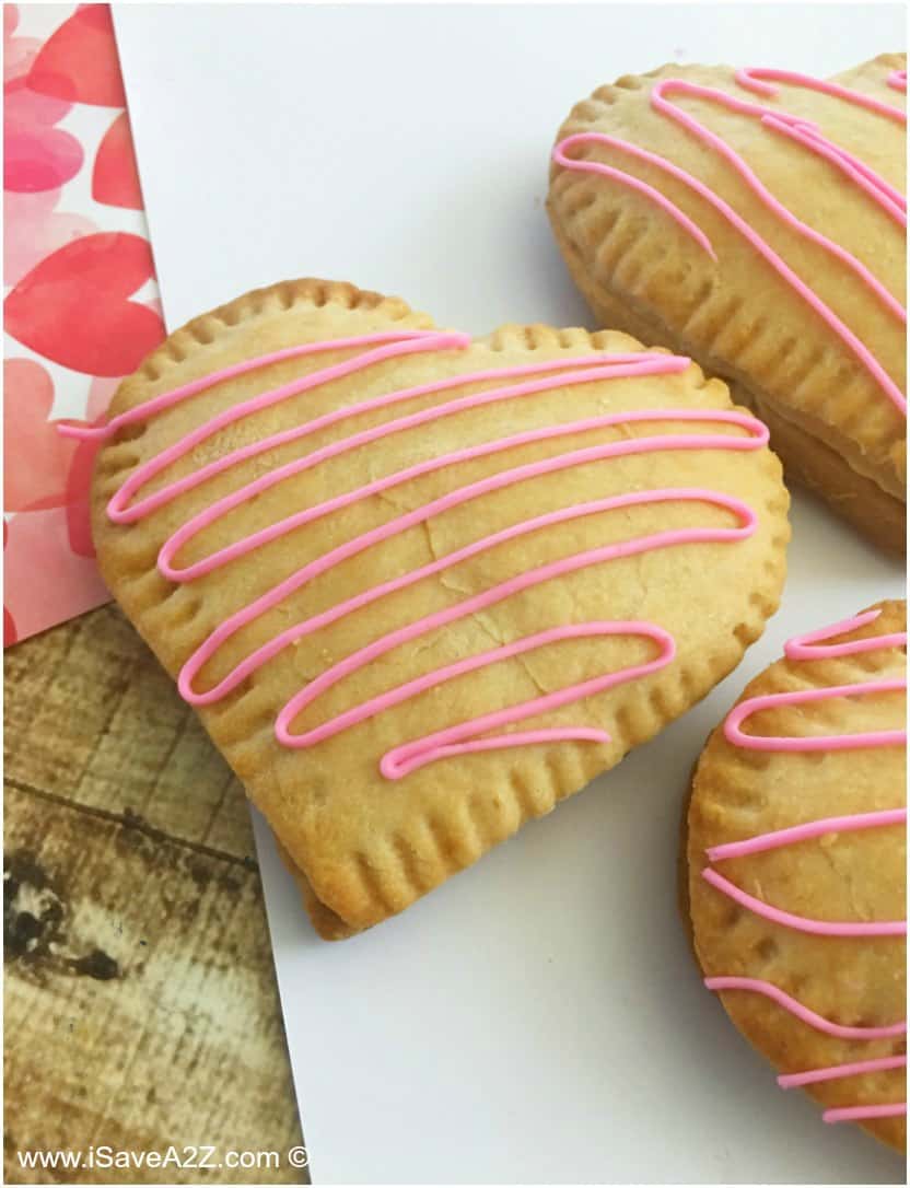 Homemade Heart Shaped Nutella Hot Pockets Recipe made from scratch