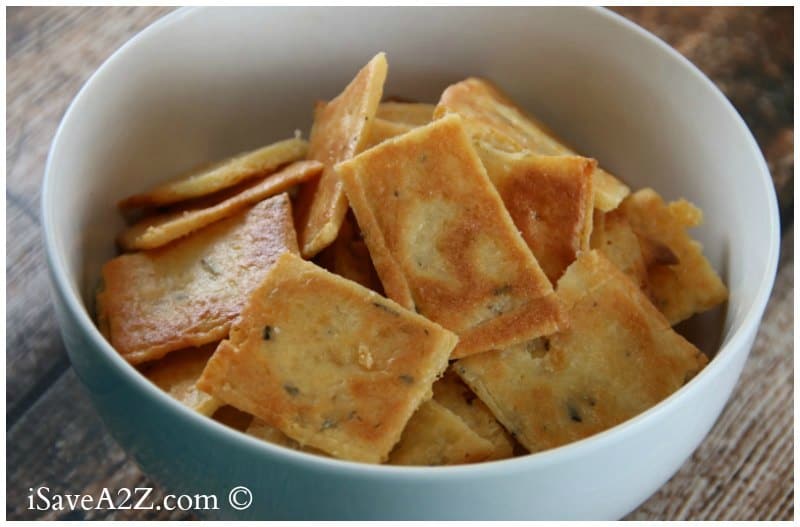 Low Carb Cheese Crackers - Keto Friendly Recipe