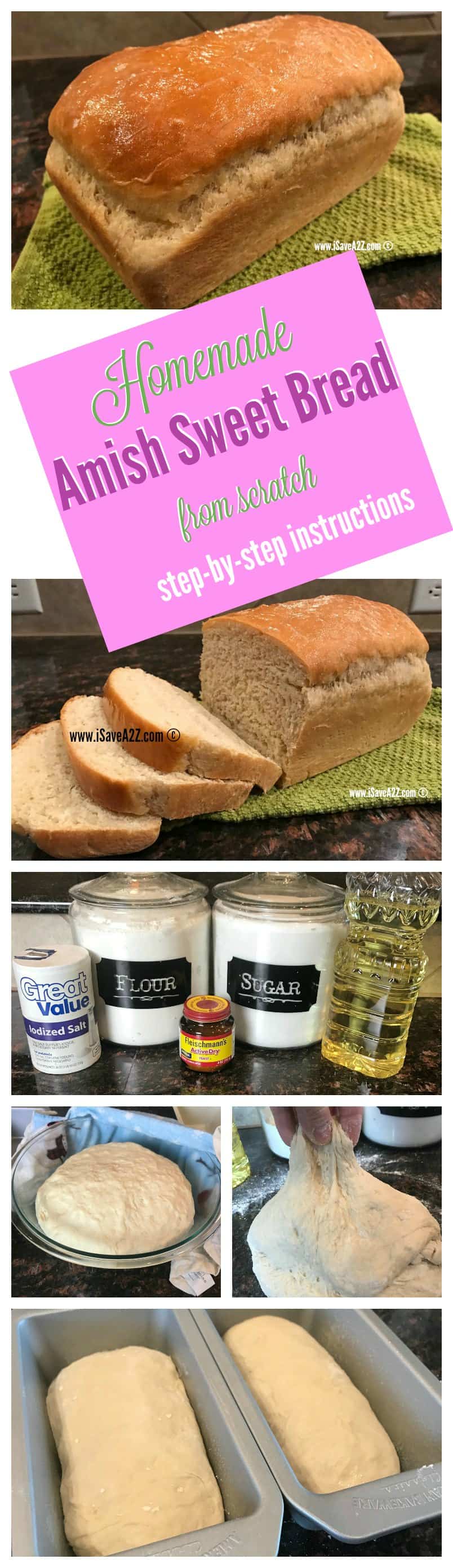 Homemade Amish Sweet Bread Recipe with Step by Step Instructions