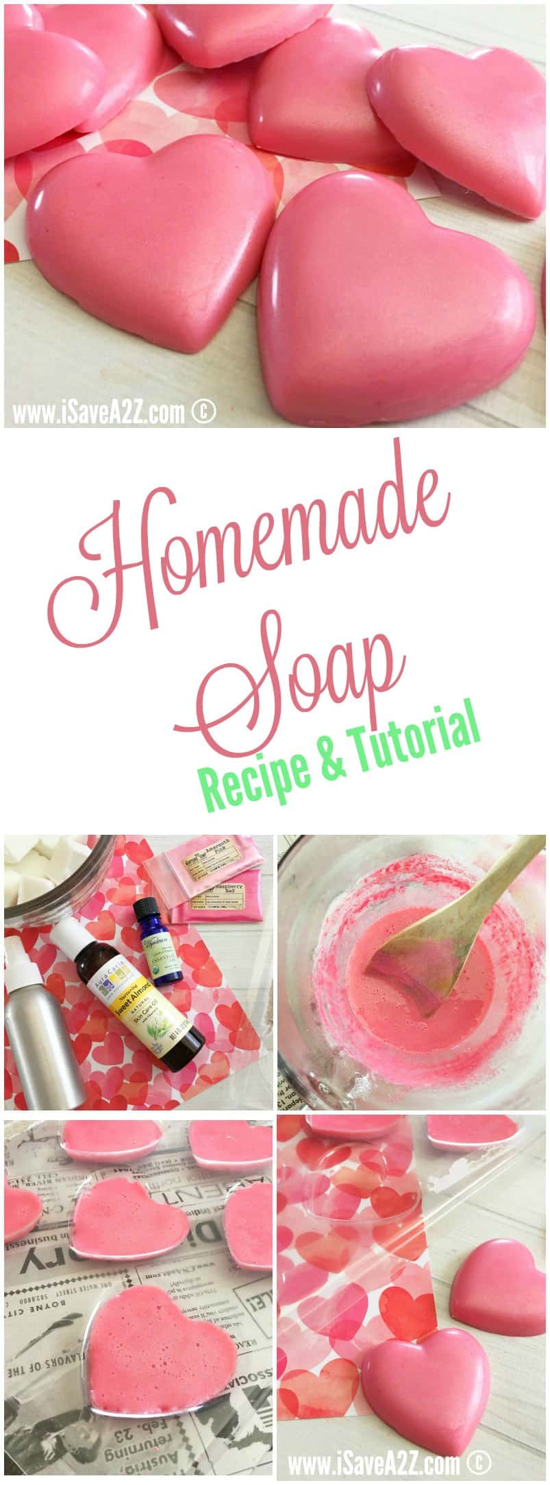 Homemade Soap Recipe (Only 4 Ingredients)!!