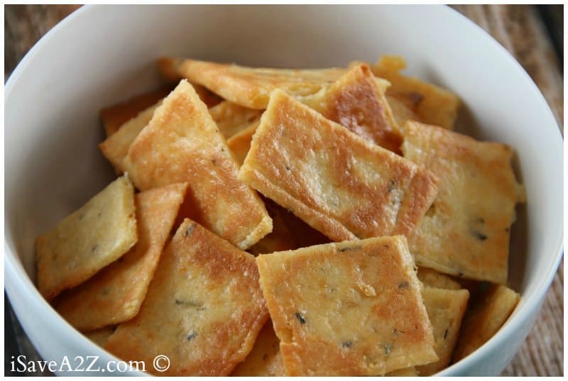 Low Carb Cheese Crackers - Keto Friendly Recipe