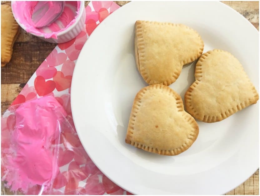 Homemade Heart Shaped Nutella Hot Pockets Recipe made from scratch