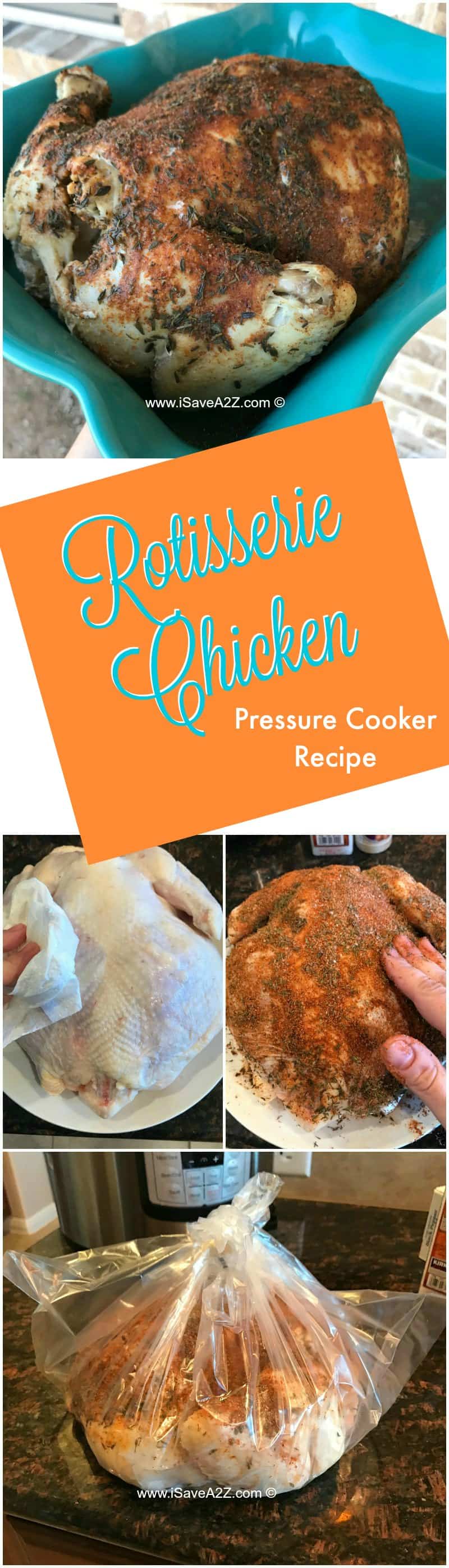 Rotisserie Chicken Pressure Cooker Recipe