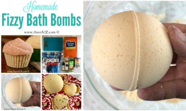 Homemade Fizzy Bath Bombs Recipe