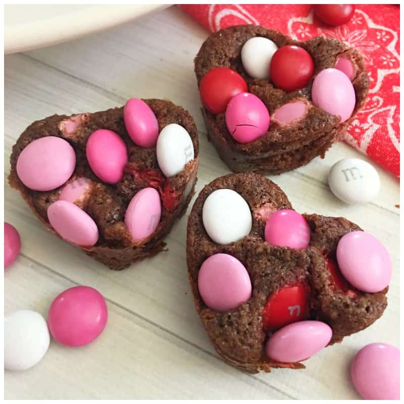 Sweetheart Brownie Bites 