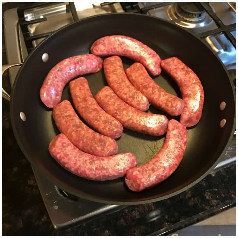 Sausage and Peppers Appetizer for the Big Game