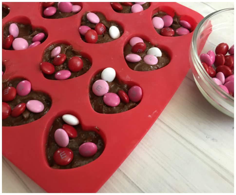 Sweetheart Brownie Bites 