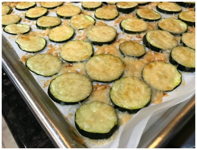 Low Carb Zucchini Parmesan Chips Keto Friendly Recipe