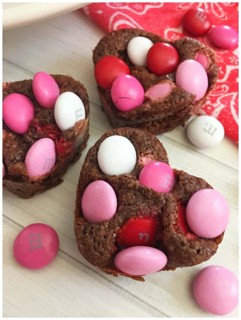 Sweetheart Brownie Bites 