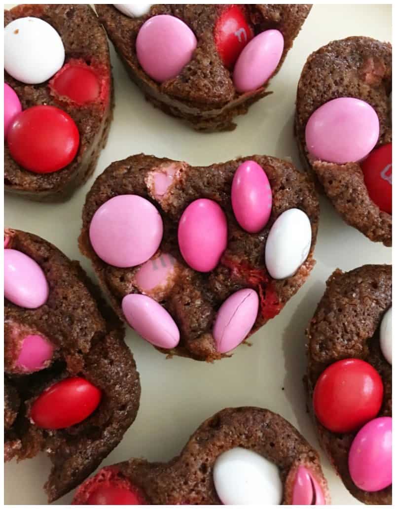 Sweetheart Brownie Bites 