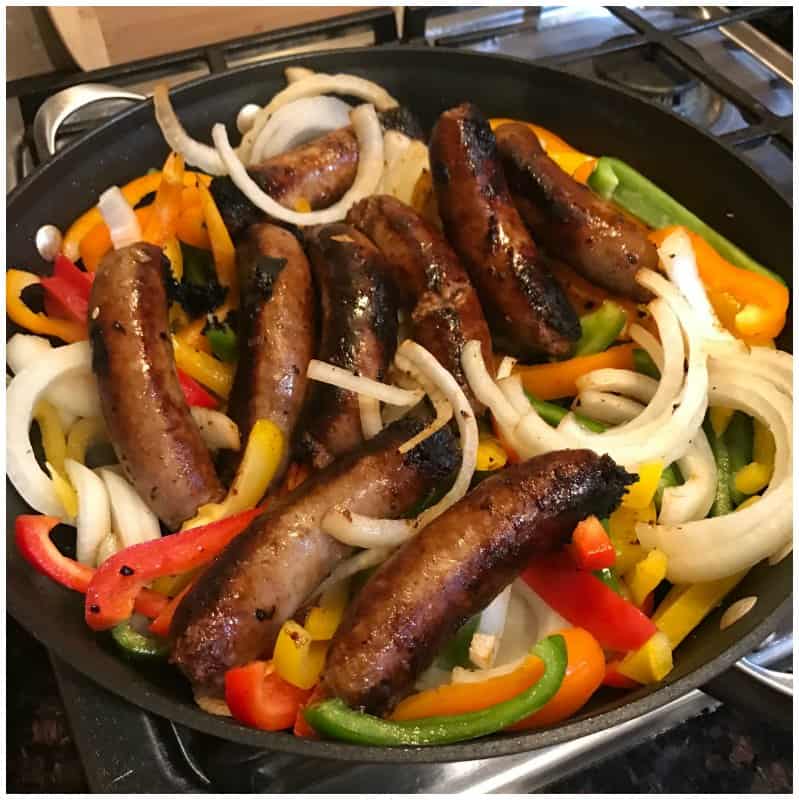 Sausage and Peppers Appetizer for the Big Game