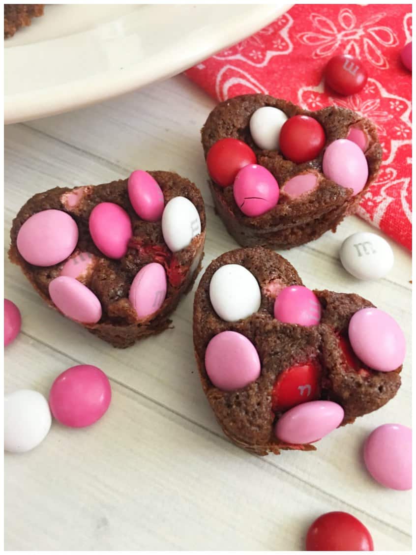 Sweetheart Brownie Bites 