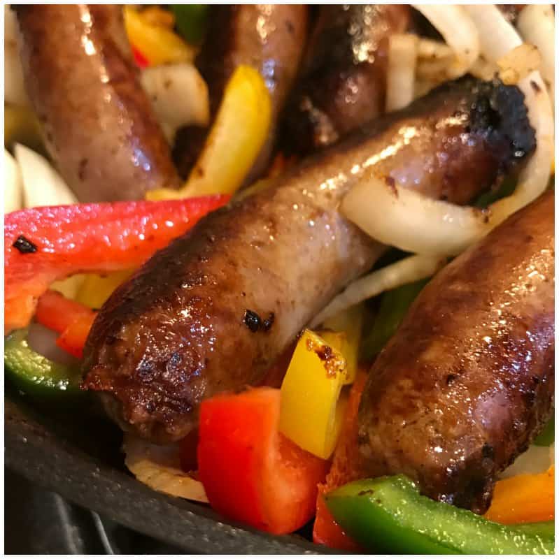 Sausage and Peppers Appetizer for the Big Game