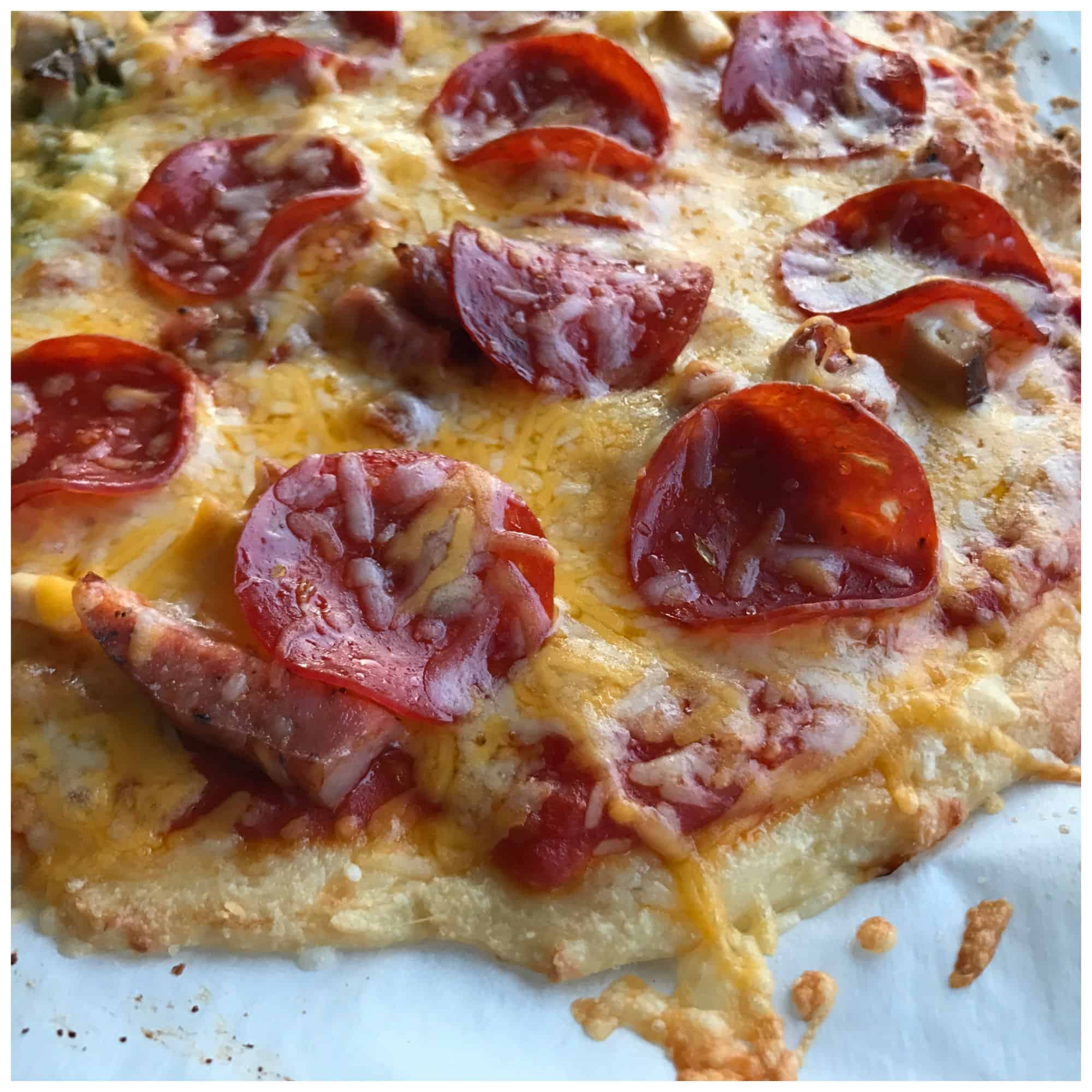 Low Carb Keto Friendly Pizza Recipe - iSaveA2Z.com