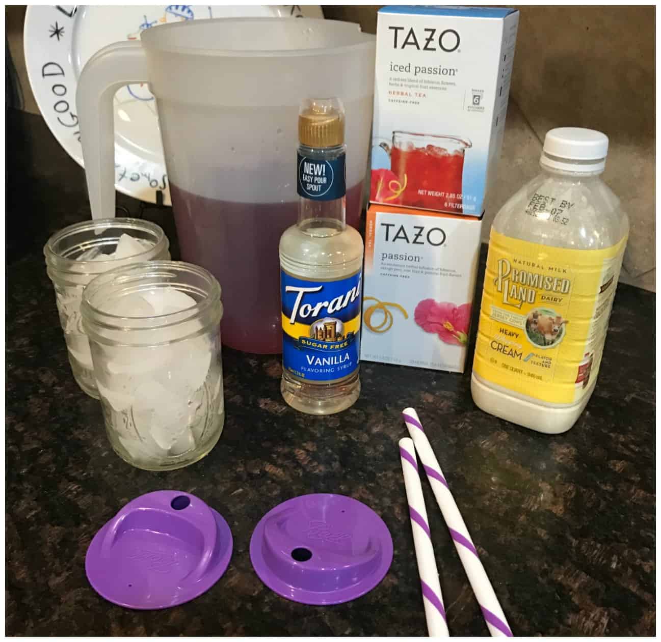 Sugar Free Passion Tea Latte Starbucks Copycat Recipe (Keto Friendly)