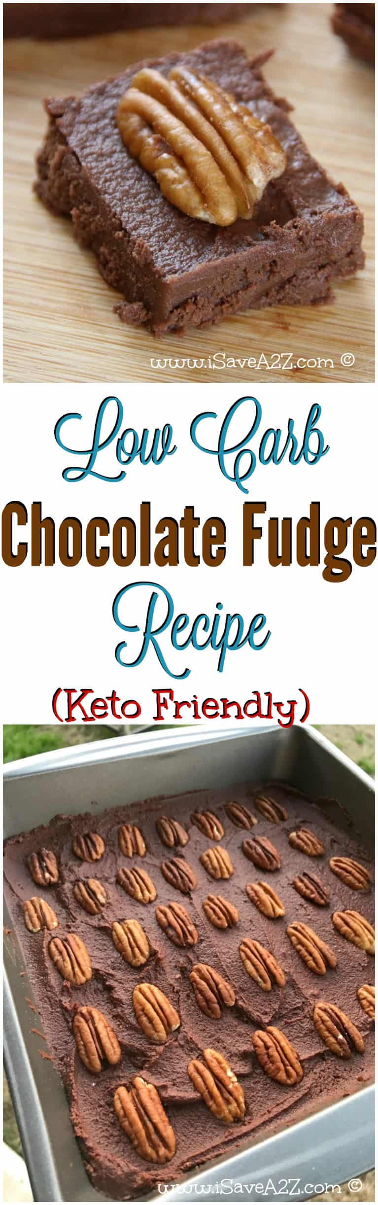 Low Carb Dark Chocolate Fudge Recipe - Keto Dessert Ideas