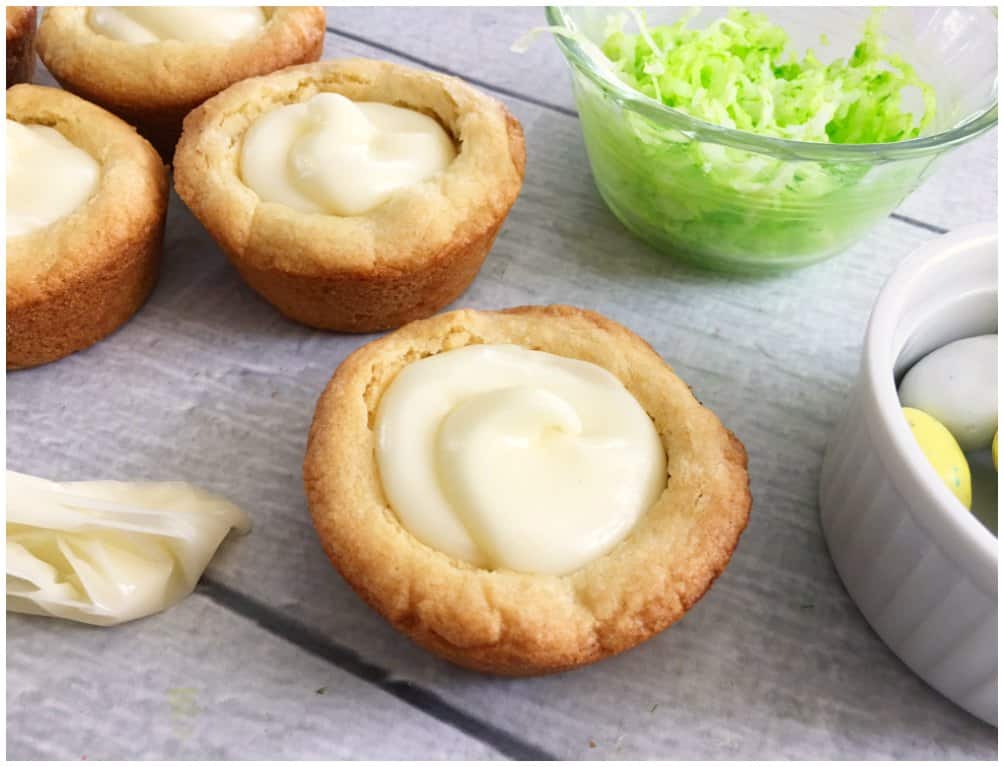 Easter Egg Bird Nest Cookie Cups Recipe