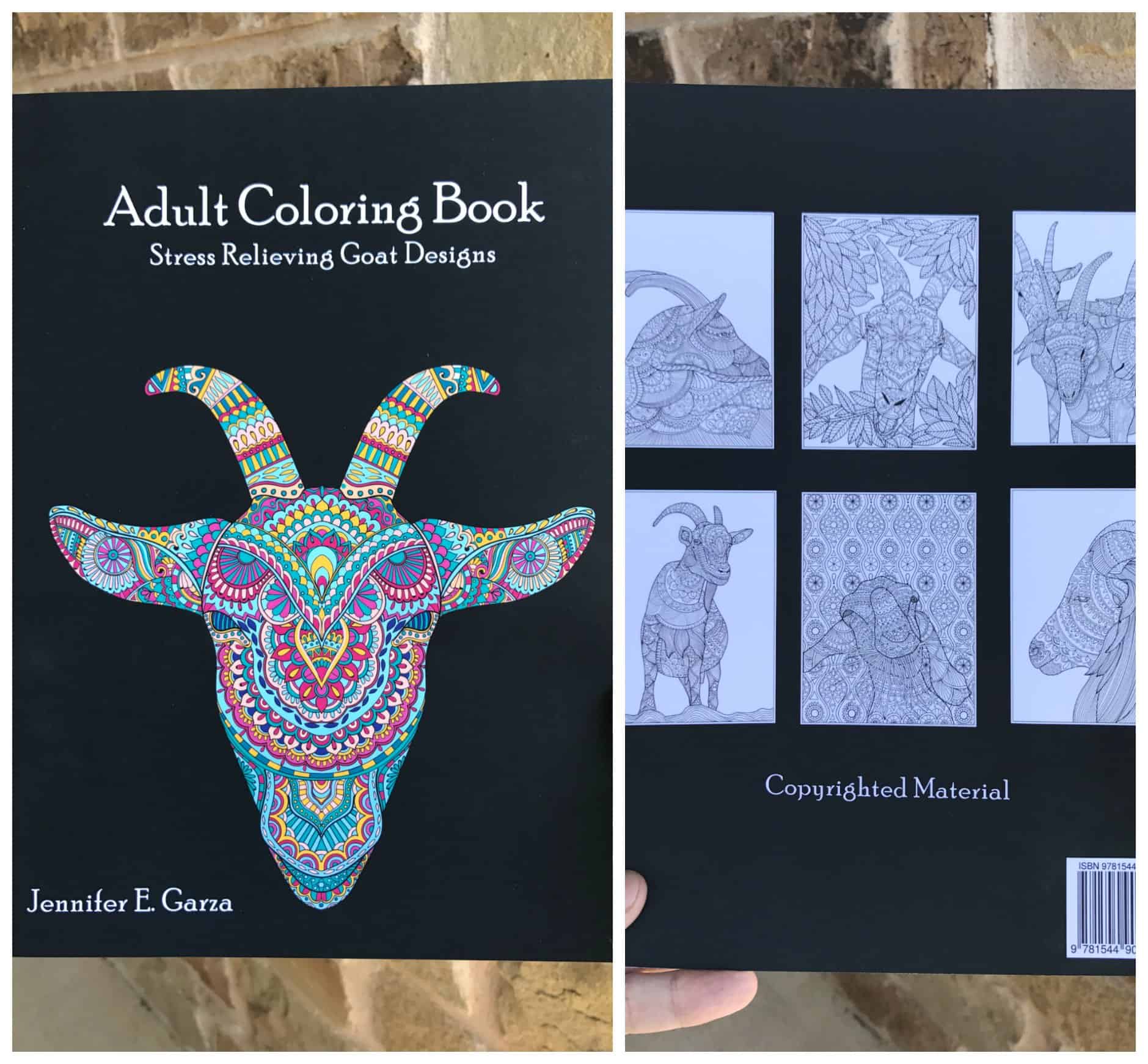 Adult Goat Coloring Book