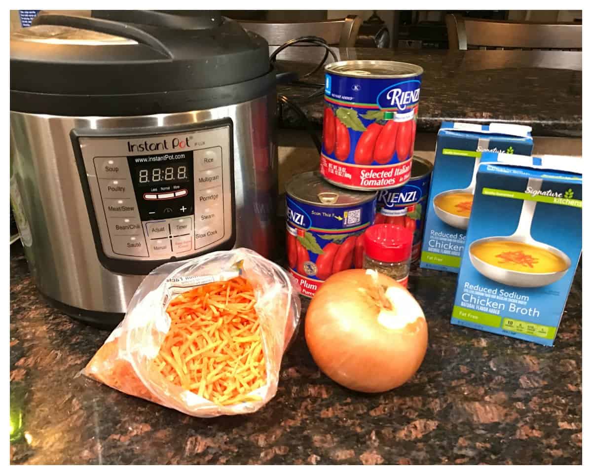 Nordstrom Tomato Basil Soup Made in a Pressure Cooker