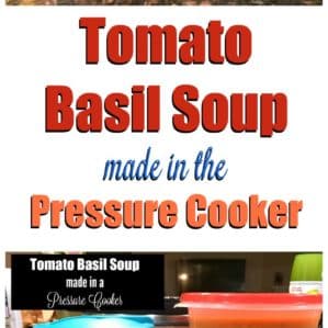 Nordstrom Tomato Basil Soup Made in the Pressure Cooker