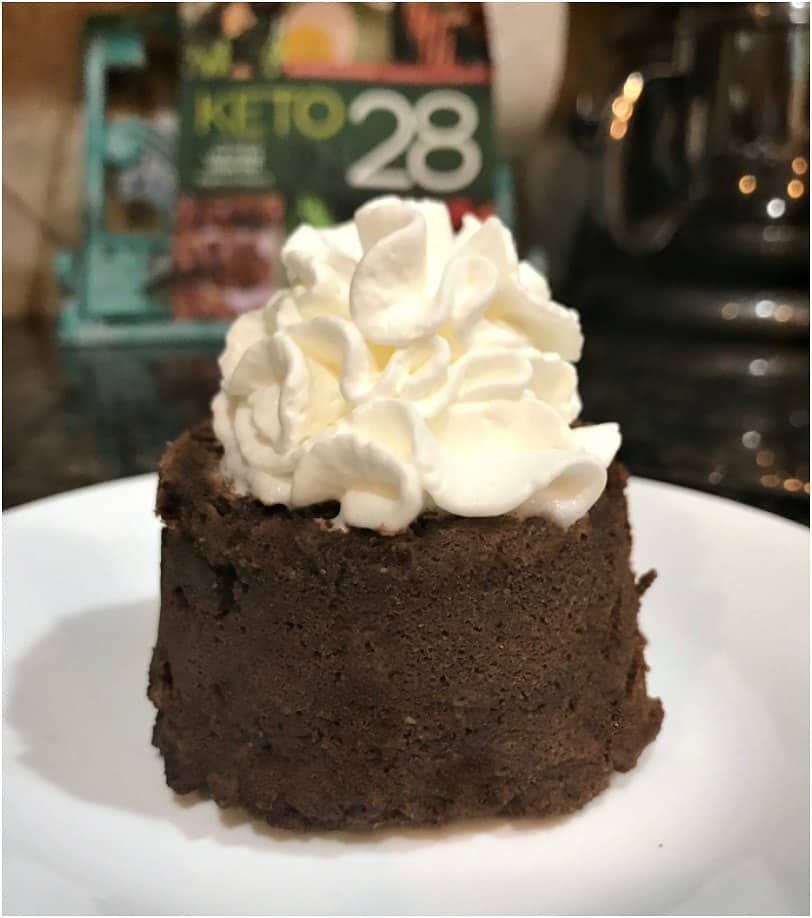 One Minute Keto Chocolate Mug Cake