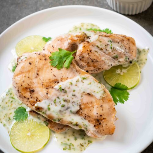 Grilled Garlic Cilantro Lime Chicken Recipe - iSaveA2Z.com