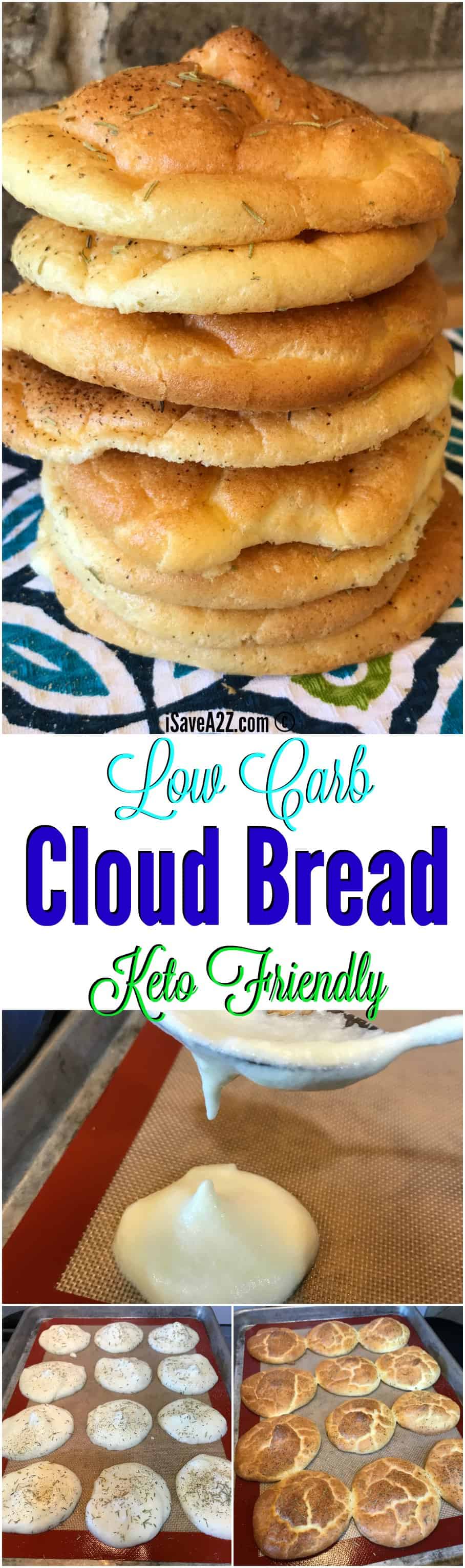 Low Carb Cloud Bread Recipe Made with Baking Soda (Baking ...