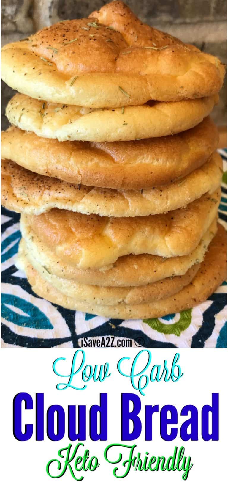 Low Carb Cloud Bread Recipe Made with Baking Soda