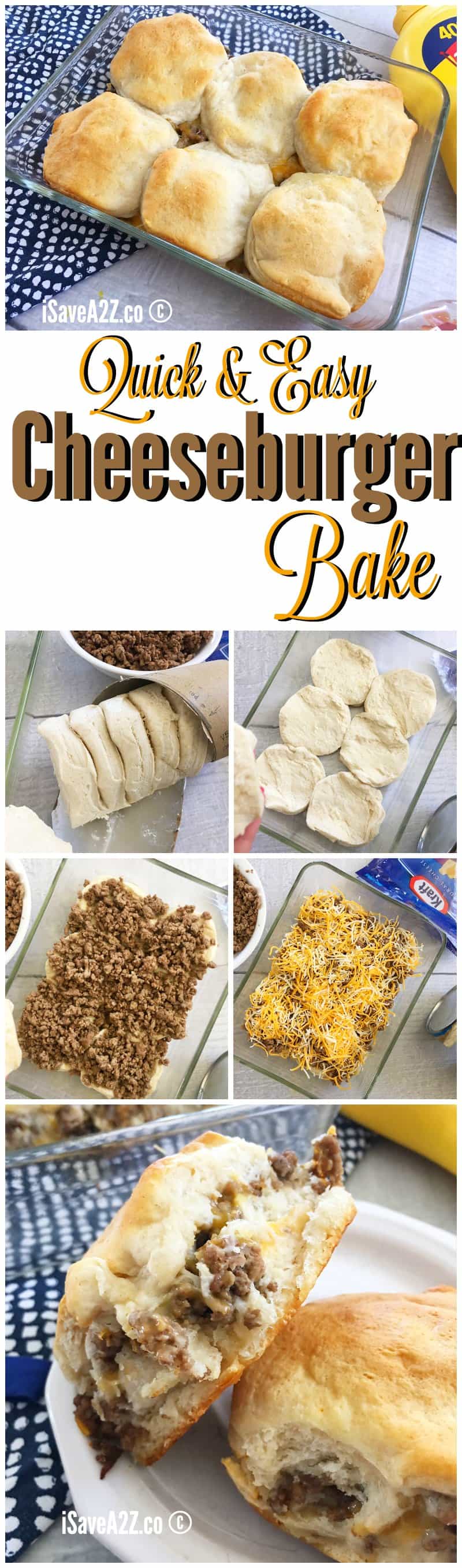 Quick and Easy Cheeseburger Bake Casserole Recipe