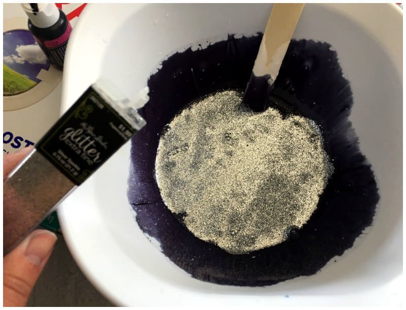 How to Make Black Glitter Slime