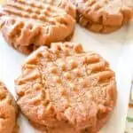 3 Ingredient Keto Peanut Butter Cookies Recipe