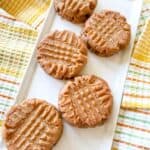 3 Ingredient Keto Peanut Butter Cookies Recipe