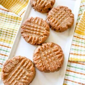 3 Ingredient Keto Peanut Butter Cookies Recipe