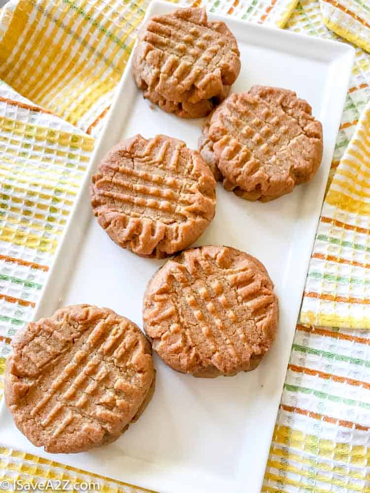 3 Ingredient Keto Peanut Butter Cookies Recipe