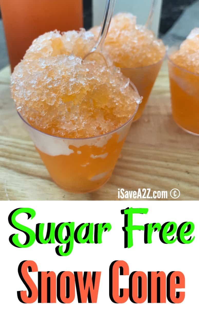 Sugar Free Snow Cone Syrup Recipe (keto friendly)