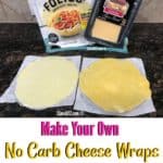 No Carb Cheese Wrap FOLIOS Copycat Recipe (Keto Friendly Cheese Tortilla)