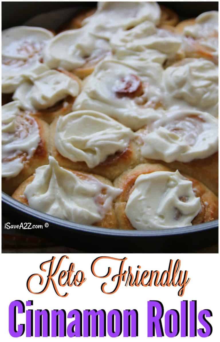 Keto Cinnamon Rolls Recipe - Low Carb and Made with Cream Cheese Frosting