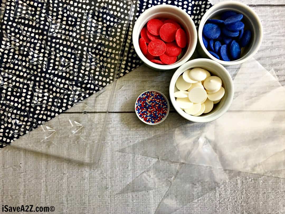 Easy Patriotic Chocolate Stars