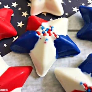 Easy Patriotic Chocolate Stars