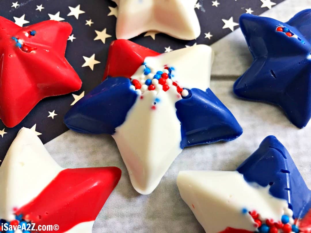 Easy Patriotic Chocolate Stars